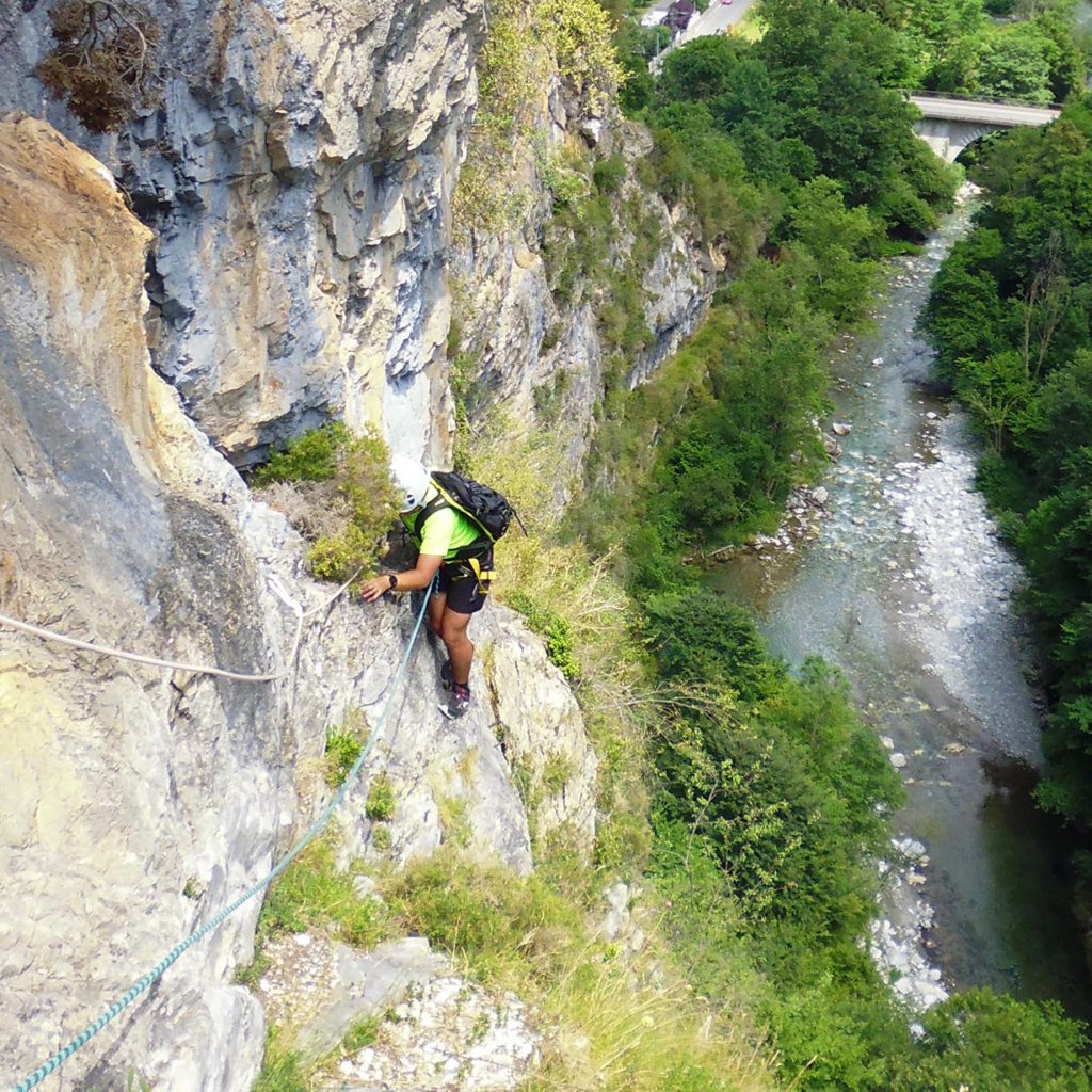 Via corda du Hourat en Vallée d'Ossau
