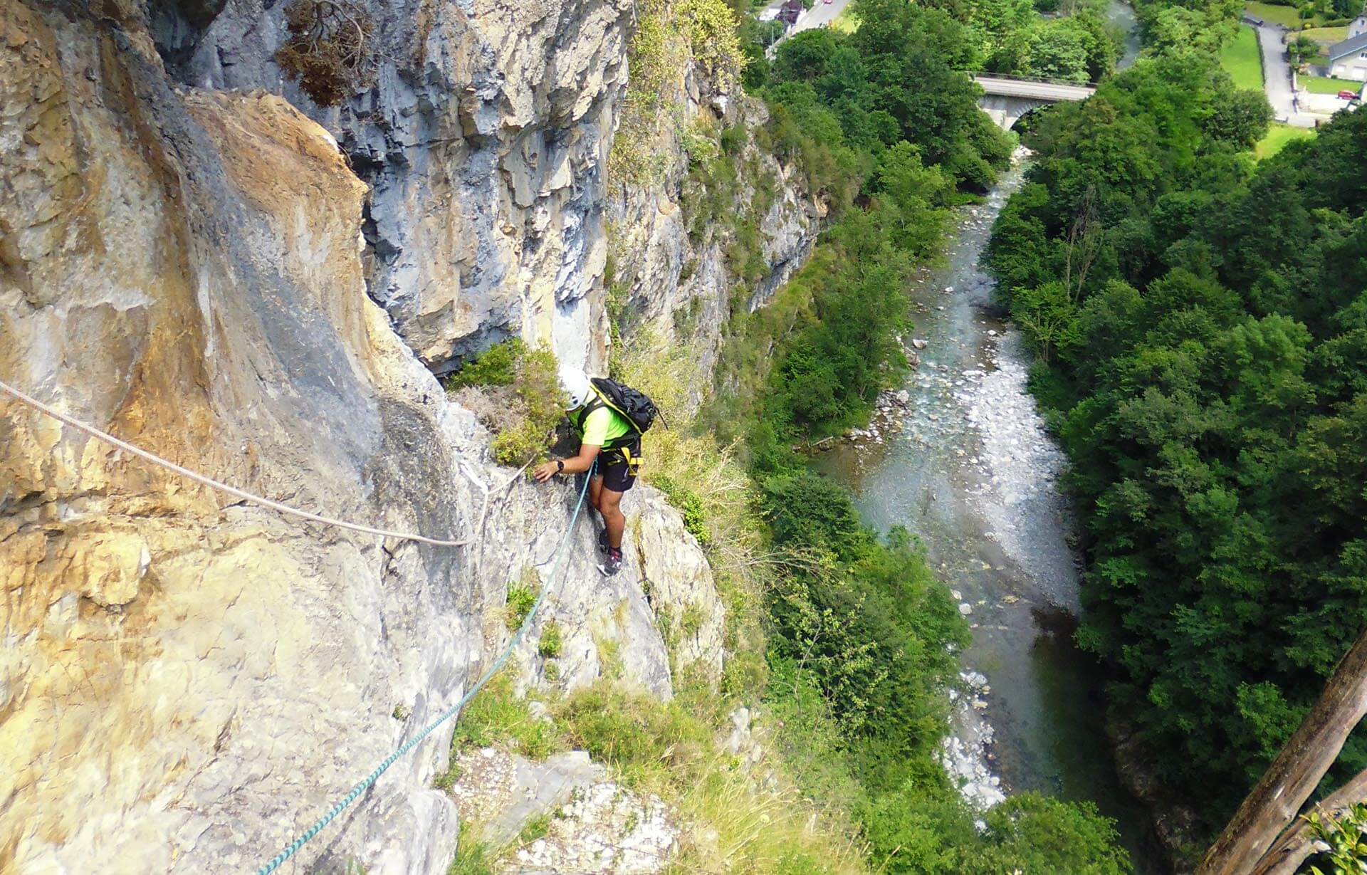 Via corda du Hourat en Vallée d'Ossau