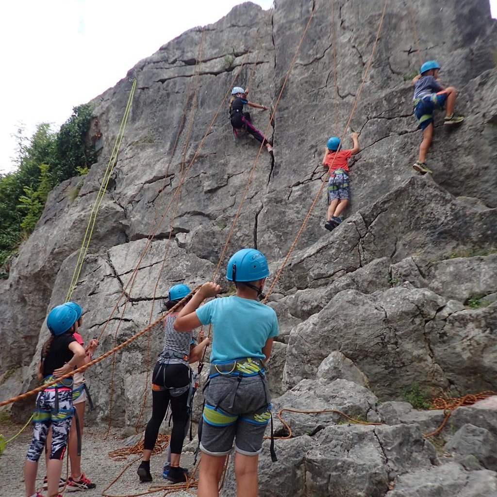 Escalade à Arudy (Pyrénées Atlantiques) avec des enfants