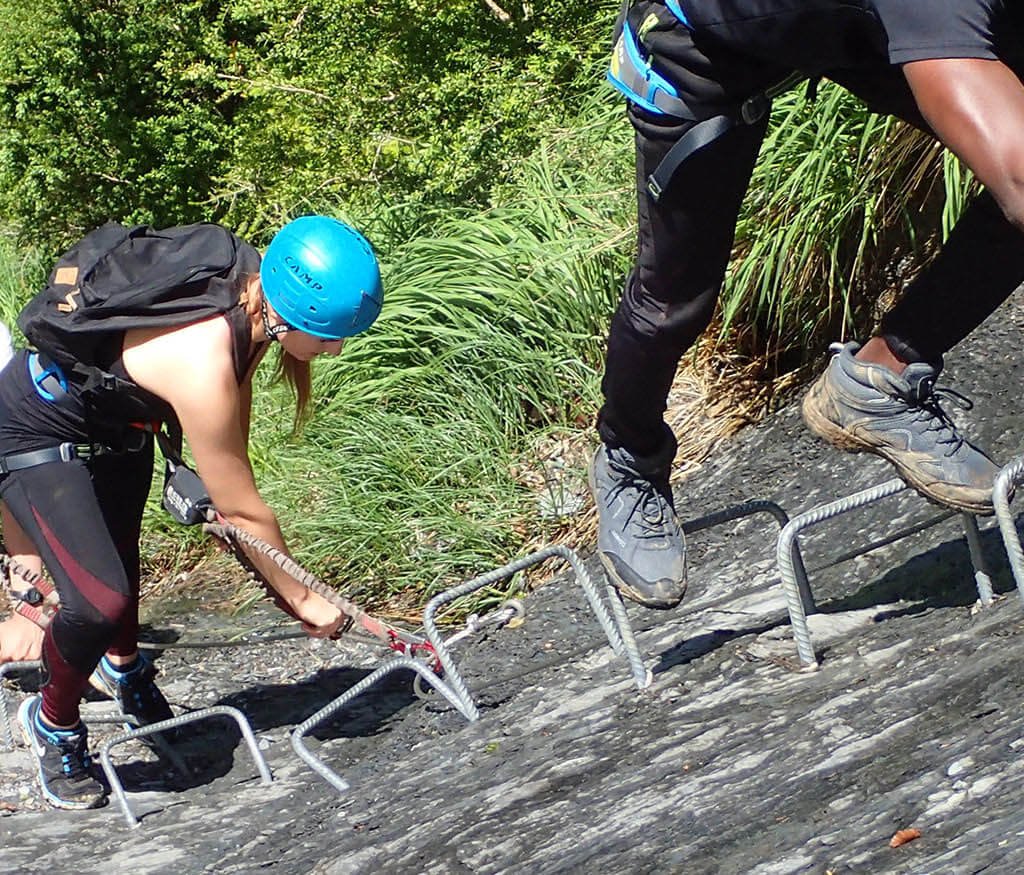 Via ferrata du Siala dans les Pyrénées