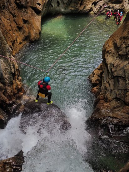 Canyon de Bious dans les Pyrénées Atlantiques (64)