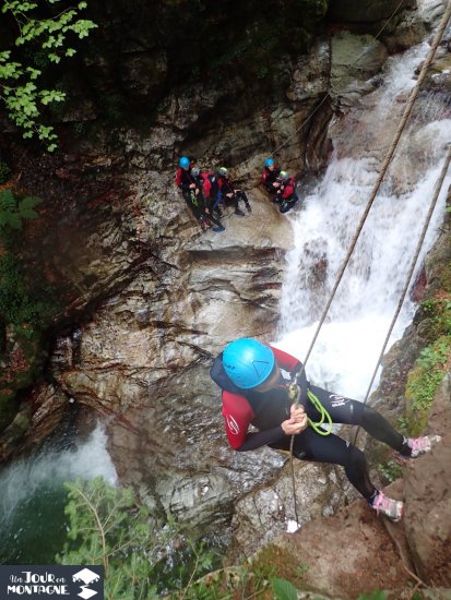 Rappel dans le canyon de Bious à 1h du Pays Basque