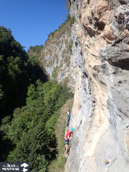Via cordata du Hourat à Laruns (Pyrénées Atlantiques)