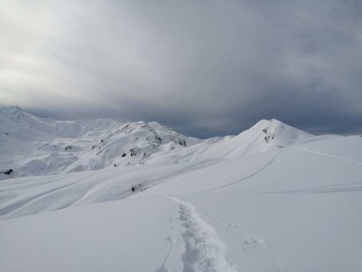 Cirque d'Anéou enneigé- vallée d'Ossau