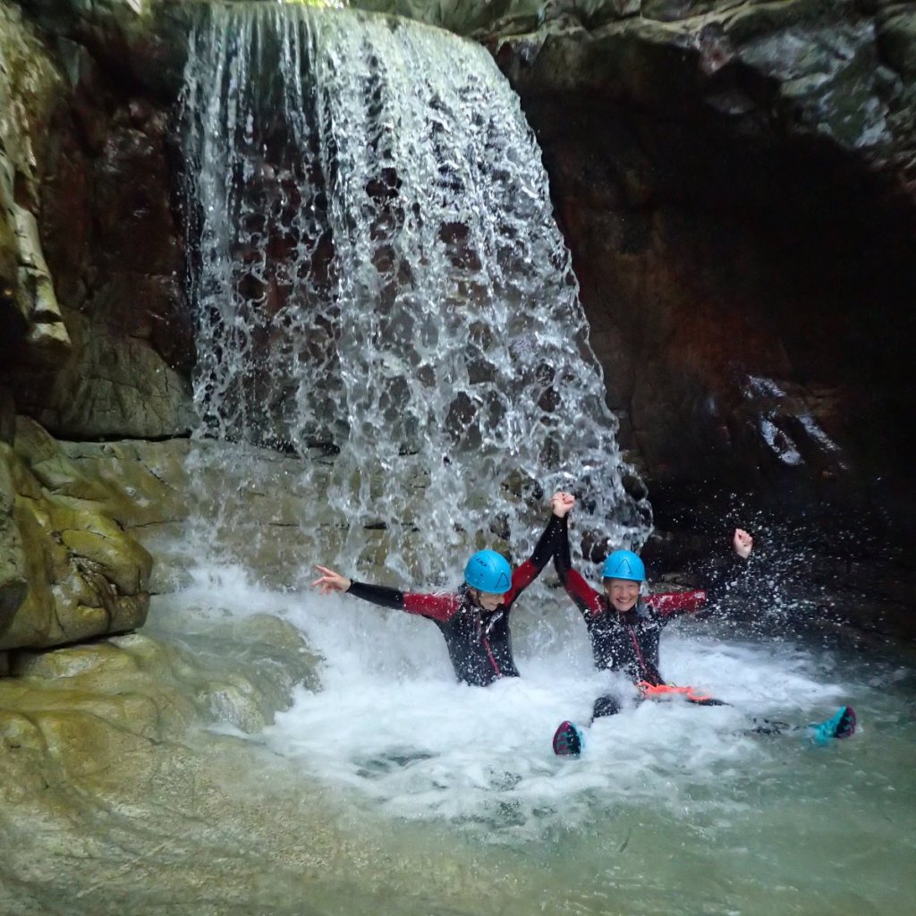 cascade dans le canyon de Bious