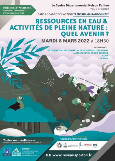 conference gestion eau activités de pleine nature