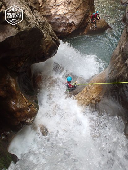 canyoning dans le canyon du Bitet en vallée d'Ossau